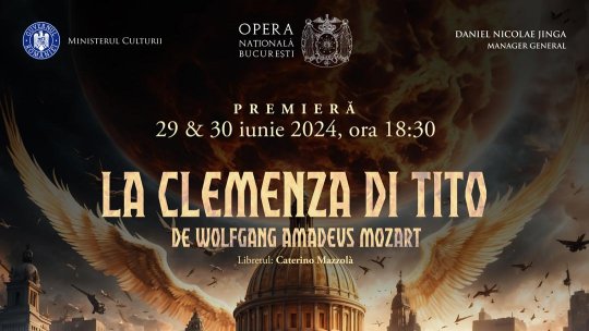 Premieră în regia lui Tompa Gábor la Opera Națională București, cu „La clemenza di Tito” de Mozart
