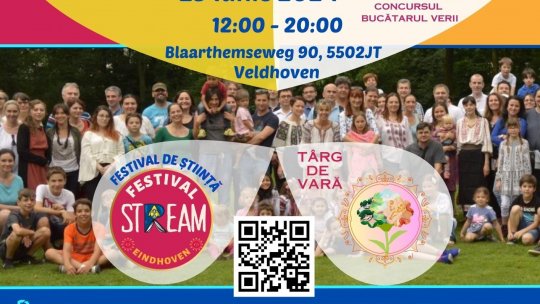 ”Festivalul de știință STREAM” la Ziua Românească din Eindhoven