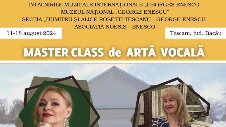 Asociația NOESIS ENESCO și Muzeul Național George Enescu organizează "Întâlnirile Muzicale Internaționale «Georges Enesco» Paris-Tescani"  ediția a 10-a