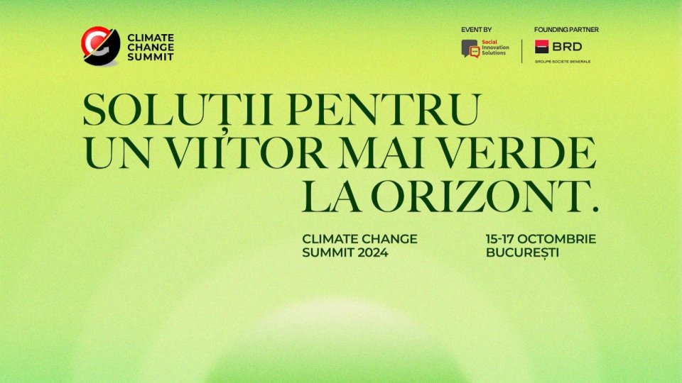Climate Change Summit anunță primii speakeri și deschide înscrierile pentru cea de-a treia ediție