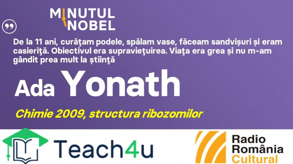 Minutul Nobel - Ada Yonath  |  PODCAST