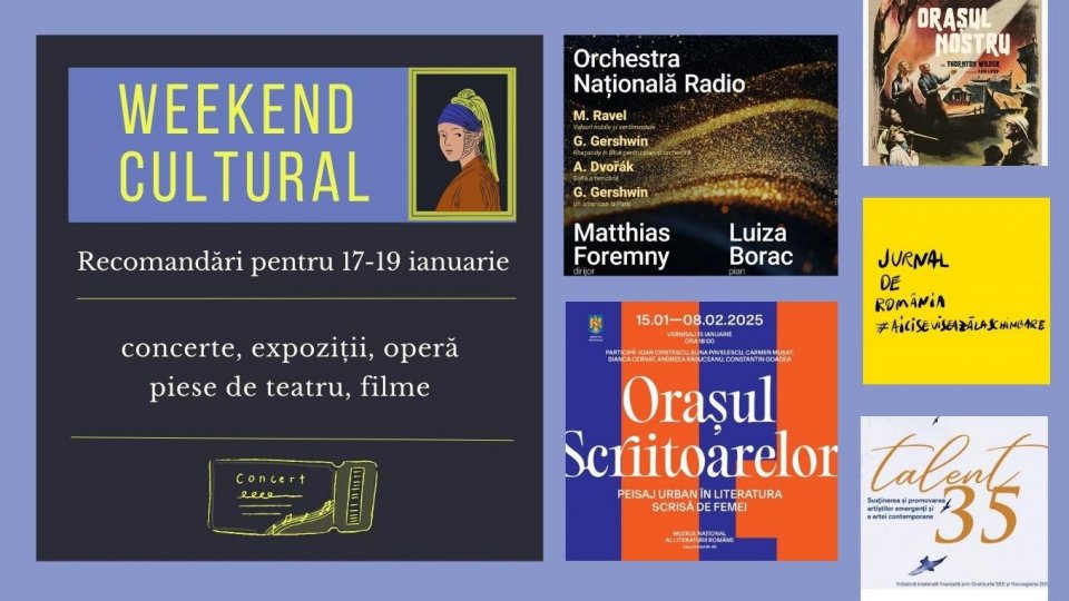 Weekend cultural - Recomandări pentru 17-19 ianuarie