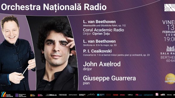 Multipremiat internațional, pianistul italian Giuseppe Guarrera cântă Ceaikovski la Sala Radio