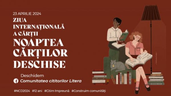 De Ziua Internațională a Cărții, Editura Litera vă așteaptă la Noaptea Cărților Deschise (ediție online)