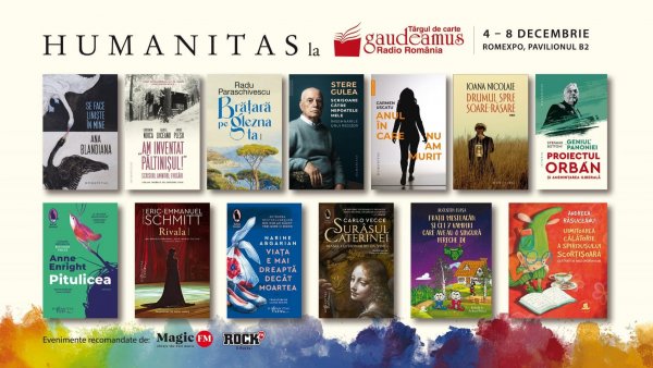 Humanitas, Humanitas Fiction și Humanitas Junior la Gaudeamus