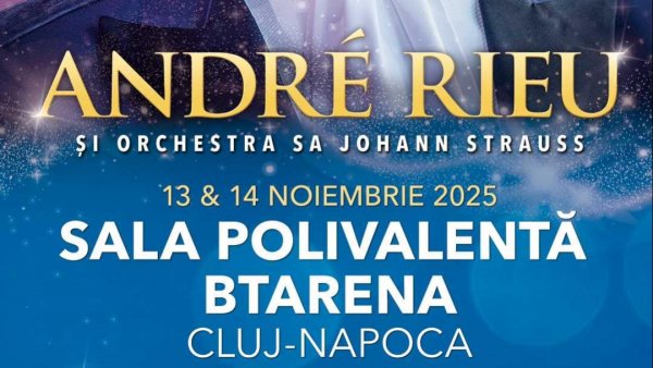 S-au pus în vânzare biletele pentru concertele André Rieu de pe 13 și 14 noiembrie 2025