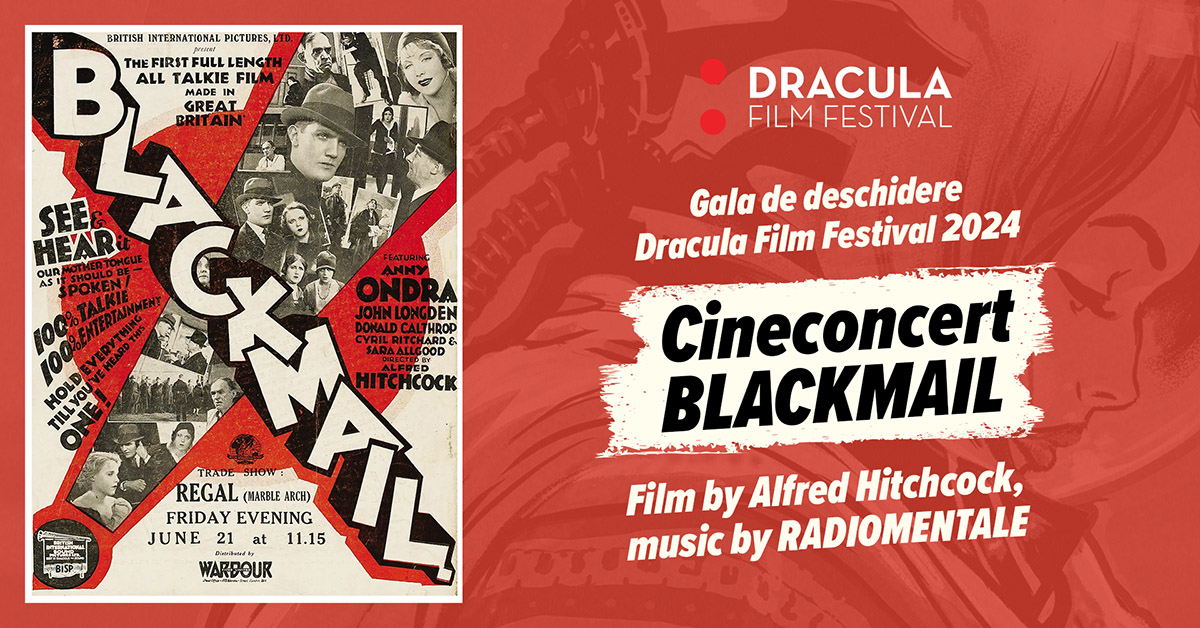 Dracula Film Festival 2024 - Cineconcert Blackmail Radiomentale