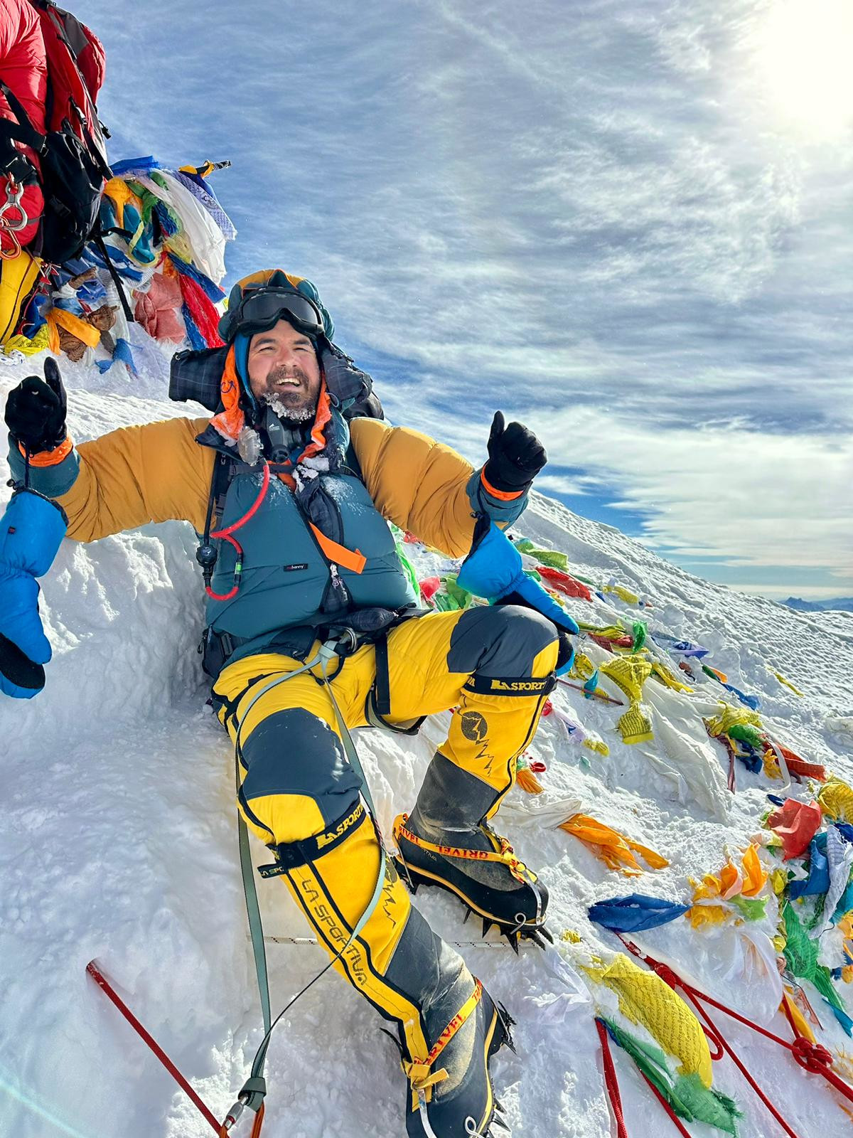 Adrian Ahritculesei pe Everest