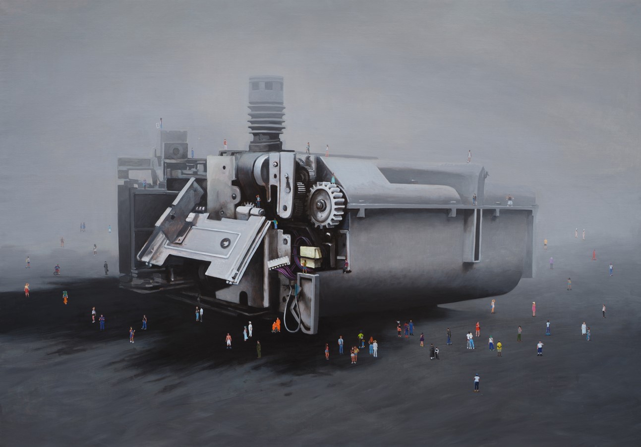 Roman Tolici, NEW HOPE, 2024, oil on canvas, 140 x 200 cm