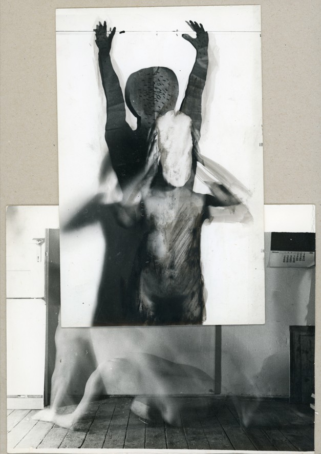 Iosif Kiraly, Selfpotrait with Mask and Shadow, 1986