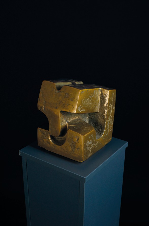 Peter Jecza, Open Monade, 1986, bronze